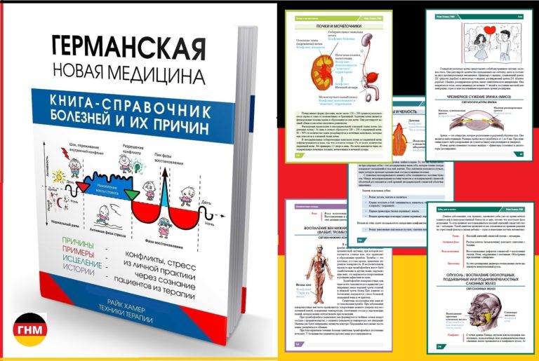 Новая медицина. Научная карта германской новой медицины. Справочник Германская новая медицина.